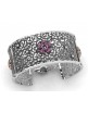 Pulsera plata oro Bohemme 5FLG002B