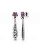 Pendiente plata oro Bohemme 5FLG002E
