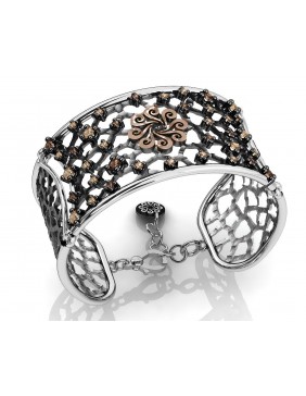 Pulsera plata oro Bohemme 7DRM002B