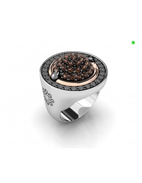 Anillo plata oro Bohemme 7ETE002R