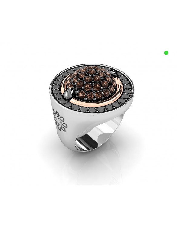 Anillo plata oro Bohemme 7ETE002R