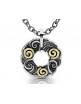 Colgante plata oro Bohemme 7OCE007P60