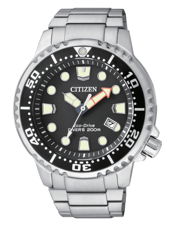Reloj Citicen Diver'S Eco Drive 200 Mt BN0150-61E