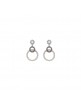 Pendiente plata Sunfield PE061205