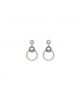 Pendiente plata Sunfield PE061205