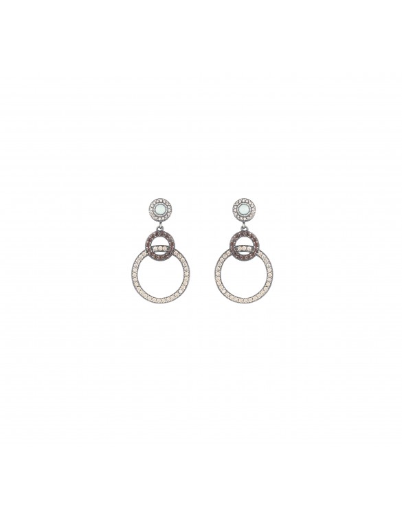 Pendiente plata Sunfield PE061205