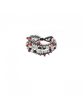 Pulsera Uno de 50 PUL1601ROJMTL0M
