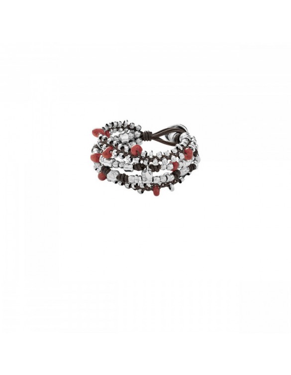 Pulsera Uno de 50 PUL1601ROJMTL0M