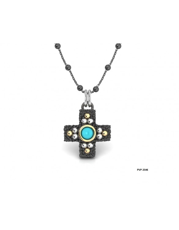 Colgante plata oro Bohemme 5MRN007P42T