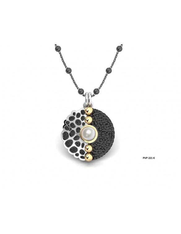 Colgante plata oro Bohemme 5MRN001P42P