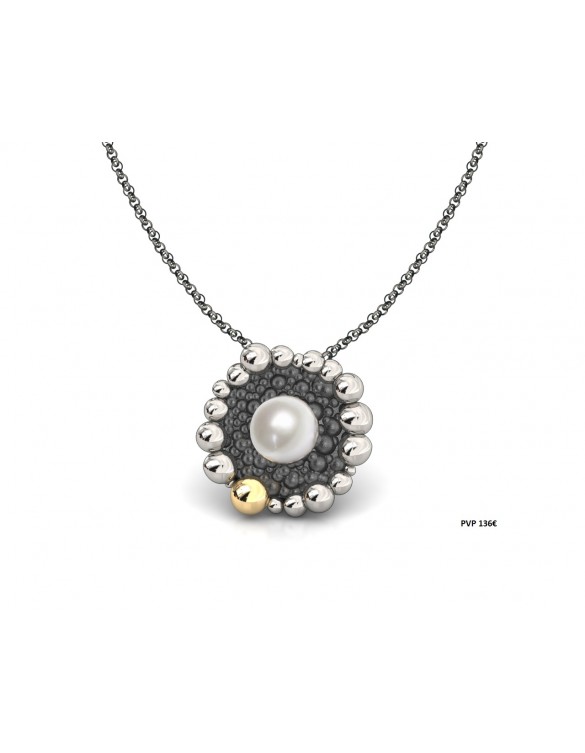 Colgante plata oro Bohemme 5MRN004P42P