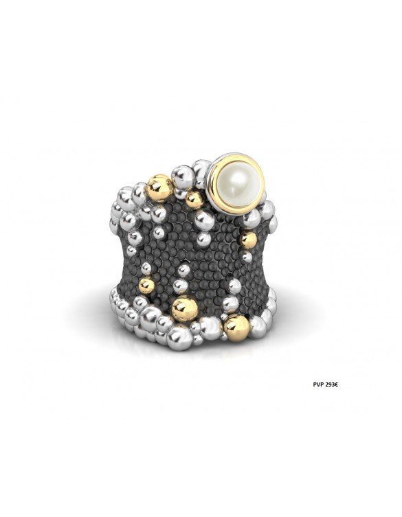 Anillo plata oro Bohemme 5MRN006RP15