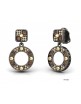 Pendiente plata oro Bohemme 7CHO018E