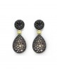 Pendiente plata oro Bohemme 7ETE010E