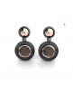 Pendiente plata oro Bohemme 7ETE002E