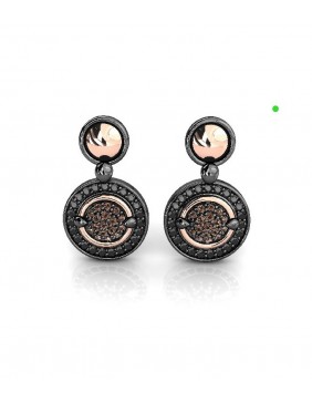 Pendiente plata oro Bohemme 7ETE002E