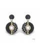 Pendiente plata oro Bohemme 5MRN001EP