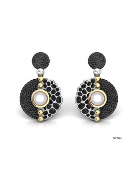 Pendiente plata oro Bohemme 5MRN001EP