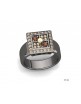 Anillo plata oro Bohemme 7CHO008R15