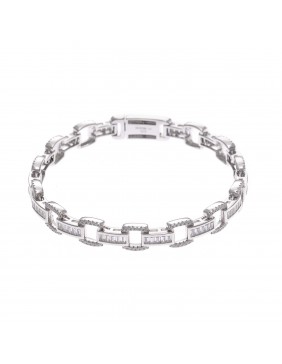 Pulsera plata Salvatore 162P0017