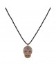 Colgante plata calavera oro rosa amatista calcedonia onix y circonitas SKS51