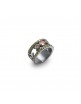 Anillo plata cuarzo rosa y circonitas 15148