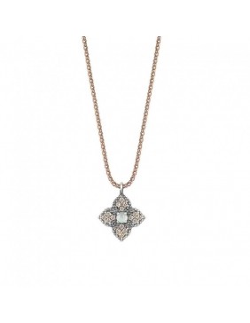 Colgante SUNFIELD de plata, calcedonia y circonitas, de 1,1 cm de diámetro CL061773