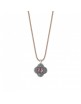Colgante SUNFIELD de plata, turmalina rosa y circonitas, de 1,2 cm de diámetro CL061771