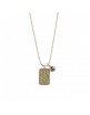 Colgante SUNFIELD de plata con baño de oro rosa y circonitas, de 1,7 cm por 1 cm CL061711/2