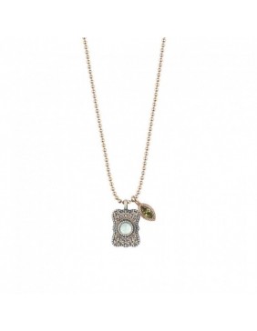Colgante SUNFIELD de plata, calcedonia y circonitas, de 1,3 cm por 0,9 cm CL061714/13
