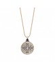 Colgante SUNFIELD de plata, cuarzo fumé y circonitas, de de 2,5 cm por 3,1 cm CL061071