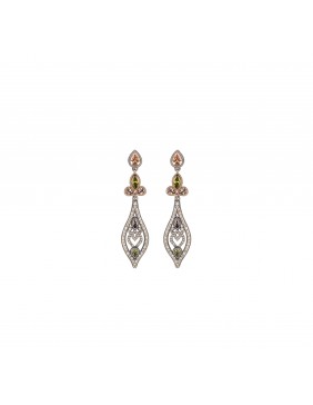 Pendientes plata y circonitas
