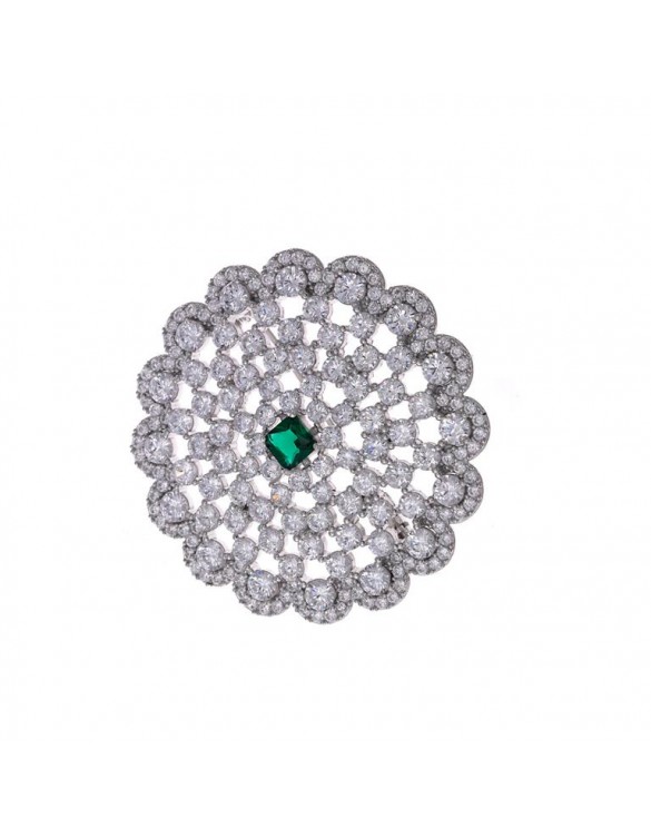 Broche plata Salvatore 260B0002