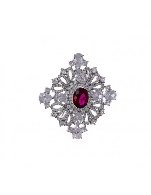 Broche plata Salatore 260b0005