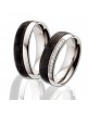 ALIANZAS DE BODA DE TITANIO Y CARBONO LEDA