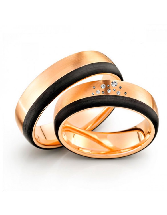Alianzas de Oro Rosa y Carbono Deros GENIUS V