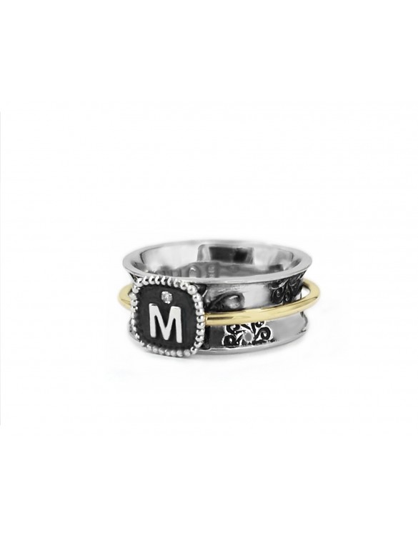 Anillo plata oro Bohemme 7BHM2000RC
