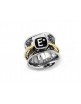 Anillo plata oro Bohemme 7BHM2001RE