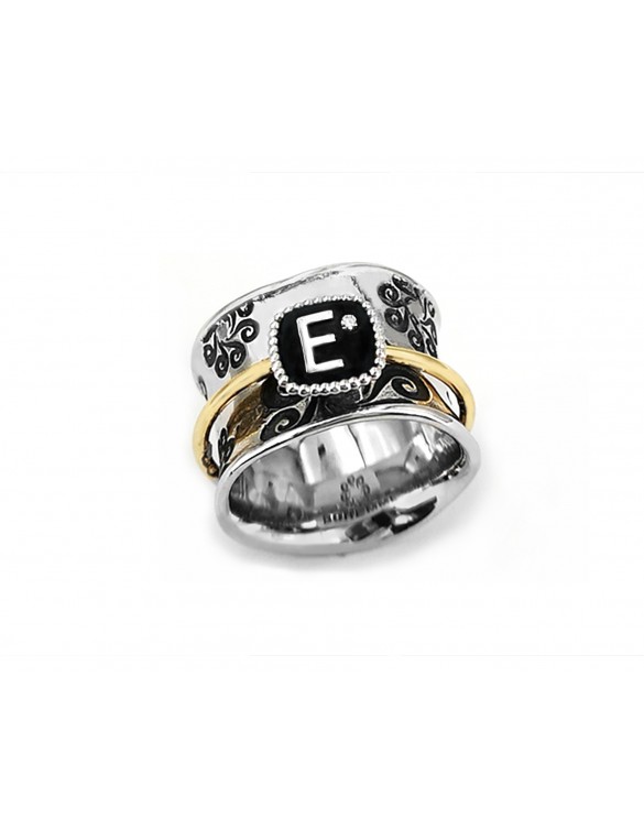 Anillo plata oro Bohemme 7BHM2001RE