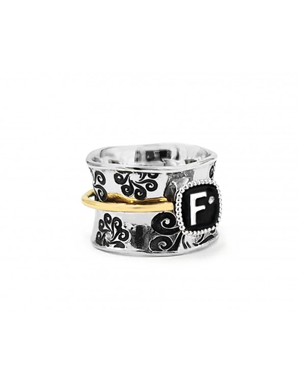Anillo plata oro Bohemme 7BHM2001RF
