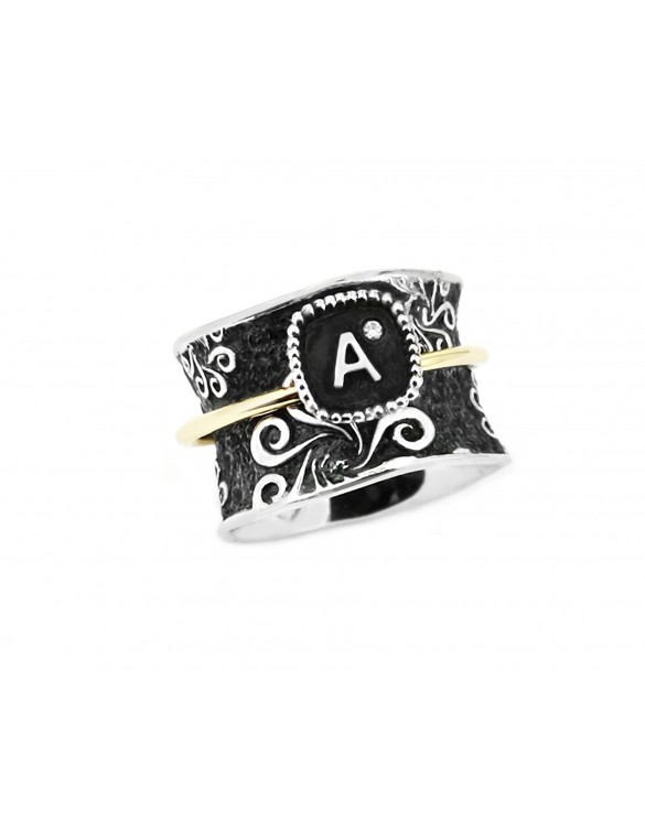 Anillo plata oro Bohemme 7BHM2003RA