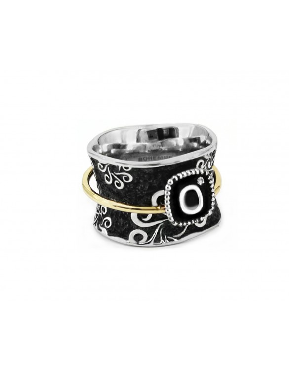 Anillo plata oro Bohemme 7BHM2003RO