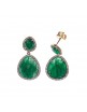 Pendientes plata oro Salatore 247A0046
