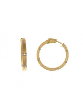 Pendientes plata oro Salatore 256A0020