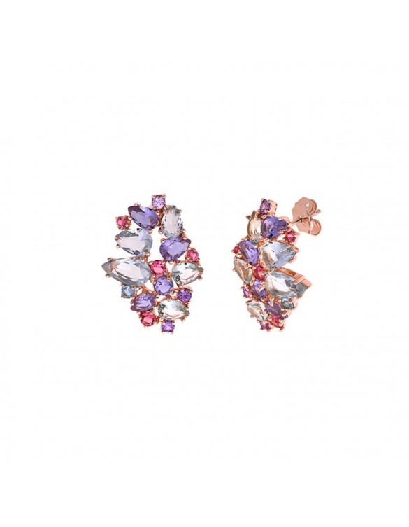 Pendientes plata oro Salatore 240A0015