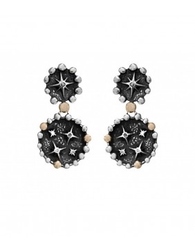 Pendientes stars night oro y diamantes 5STR002E