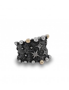 Anillo stars night oro y diamantes 5STR004R15