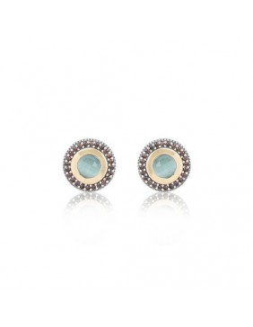 PENDIENTES SUNFIELD ÓPALO AZUL. PE062750/49