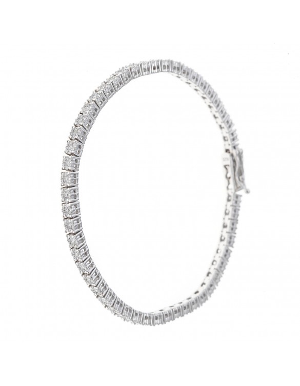 Pulsera plata Salvatore 136P0091