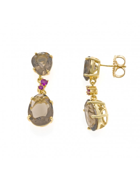 Pendientes plata Salvatore 183A0081